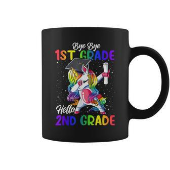 Bye 1St Grade Hello 2Nd Grade Dab Unicorn Last Day Of School Coffee Mug - Thegiftio UK