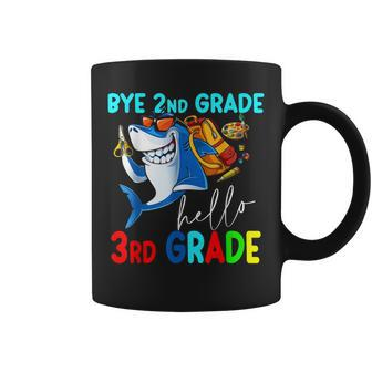 Bye 2Nd Grade Hello 3Rd Grade Back To School Kids Coffee Mug - Seseable