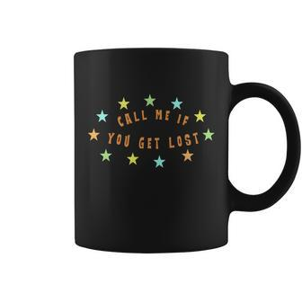 Call Me If You Get Lost Star Coffee Mug - Monsterry