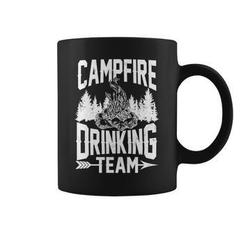 Campfire Drinking Team Tshirt Coffee Mug - Monsterry UK