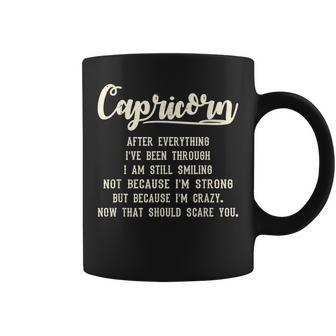 Capricorn Facts Astrology Horoscope Zodiac Sign Birthday Coffee Mug - Seseable