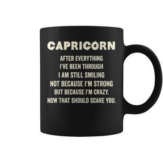 Capricorn Facts Astrology Horoscope Zodiac Sign Birthday V2 Coffee Mug - Seseable