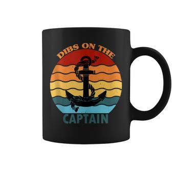 Captain Wife Dibs On The Captain Funny Dibs On The Captain Coffee Mug - Thegiftio UK