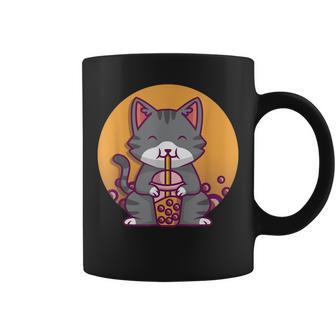 Cat Boba Tea Bubble Tea Anime Kawaii Neko Gifts Girls Ns Coffee Mug - Thegiftio UK