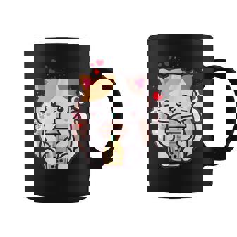 Cat Boba Tea Bubble Tea Kawaii Anime Japanese Neko Girl N V2 Coffee Mug - Thegiftio