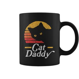 Cat Daddy Vintage Eighties Style Cat Retro Distressed Graphic Design Printed Casual Daily Basic Coffee Mug - Thegiftio UK