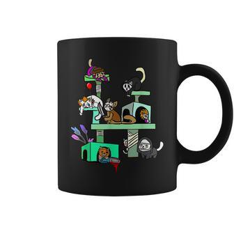 Cat Horror Movies Cute Halloween For Cat Kitty Cute Coffee Mug - Thegiftio
