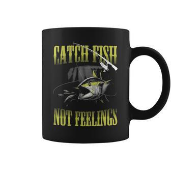 Catch Fish Not Feelings V2 Coffee Mug - Seseable