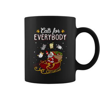 Cats For Everybody Cat Christmas Ugly Christmas Gift Graphic Design Printed Casual Daily Basic Coffee Mug - Thegiftio UK