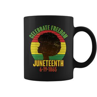 Celebrate Freedom Juneteenth 6-19-1865 Tshirt Coffee Mug - Monsterry CA