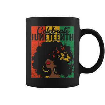 Celebrate Juneteenth Retro African Colors Womens Coffee Mug - Thegiftio UK
