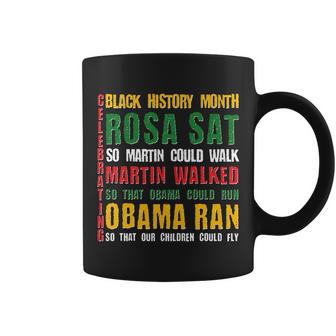 Celebrating Black History Month Rosa Martin Obama Coffee Mug - Monsterry DE