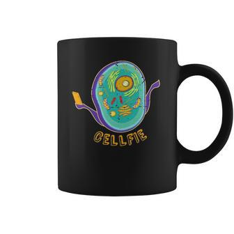 Cellfie Cellular Biology Teacher Science Student Retro Funny Coffee Mug - Thegiftio UK