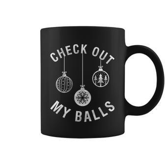 Check Out My Balls Tshirt Coffee Mug - Monsterry