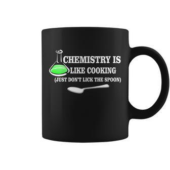Chemistry Cooking Dont Lick The Spoon Tshirt Coffee Mug - Monsterry DE