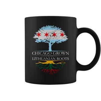 Chicago Grown With Lithuanian Roots Tshirt Coffee Mug - Monsterry AU