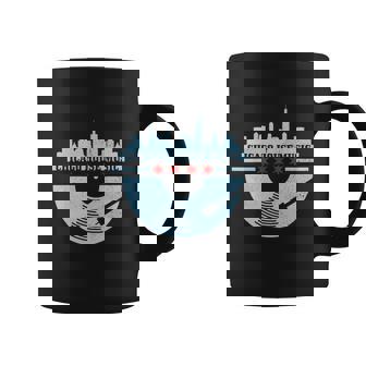 Chicago House Music Vintage Funny Gift Vinyl Dj Raver Flag Skyline Gift Coffee Mug - Thegiftio