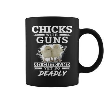 Chicks With Guns Coffee Mug - Seseable