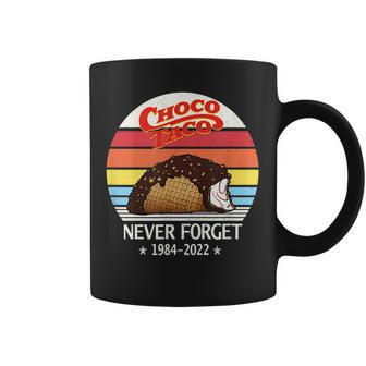 Choco Taco Never Forget Retro Style Funny Coffee Mug - Thegiftio UK
