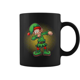 Christmas Dabbing Elf Graphic Design Printed Casual Daily Basic Coffee Mug