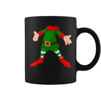 Christmas Elf Big Head Suit T-Shirt Graphic Design Printed Casual Daily Basic Coffee Mug