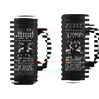 Christmas I Just Like To Smile Smilings My Favorite Ugly Christmas Sweater Coffee Mug - Thegiftio