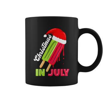 Christmas In July Watermelon Ice Pops Fun Christmas In July Coffee Mug - Monsterry CA