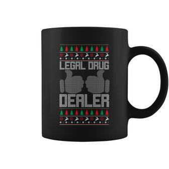 Christmas Legal Drug Dealer Ugly Christmas Sweater Graphic Design Printed Casual Daily Basic Coffee Mug - Thegiftio