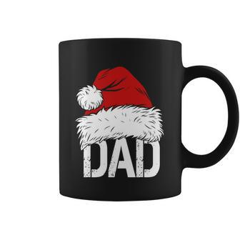 Christmas Santa Hat Dad Tshirt Coffee Mug - Monsterry DE