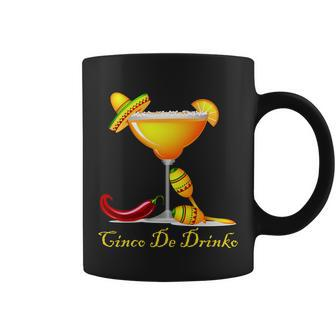 Cinco De Drinko Margarita Mayo Funny Day Of The Dead Coffee Mug - Monsterry