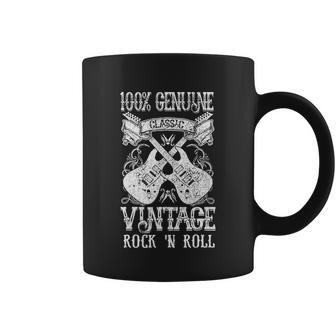 Classic Vintage Rock N Roll Funny Music Guitars Gift Coffee Mug - Monsterry CA