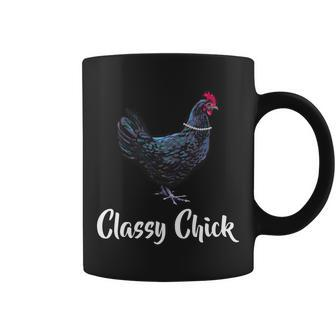 Classy Chick - Funny Cute Coffee Mug - Monsterry