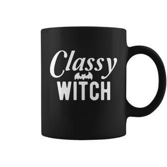 Classy Witch Halloween Quote Coffee Mug - Monsterry CA