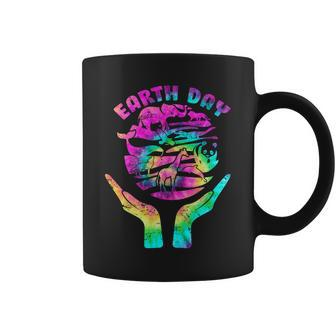 Colorful Retro Earth Day Animals Tshirt Coffee Mug - Monsterry