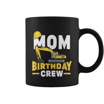 Construction Birthday Party Digger Mom Birthday Crew Graphic Design Printed Casual Daily Basic Coffee Mug - Thegiftio UK
