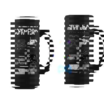 Control Freak Funny Humor Novelty For Video Gamers Players Coffee Mug - Thegiftio