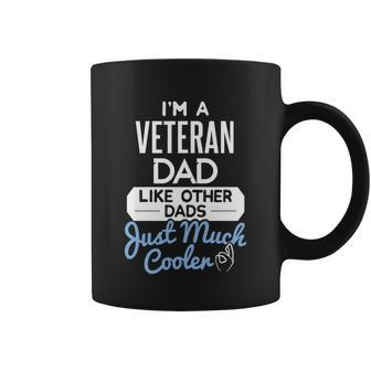 Cool Fathers Day Design Veteran Dad Gift Graphic Design Printed Casual Daily Basic Coffee Mug - Thegiftio UK