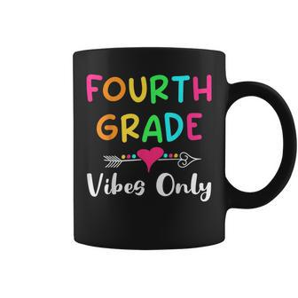Cool First Day Of School Teacher 4Th Grade Vibes Coffee Mug - Thegiftio UK