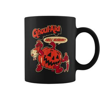 Cool Ghoul Aid Funny Ghoul Pumpkin Cute Meme Halloween Coffee Mug - Thegiftio UK