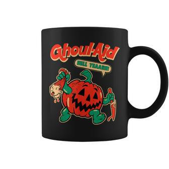 Cool Ghoul Aid Ghoul Pumpkin Cute Meme Halloween Coffee Mug - Thegiftio UK