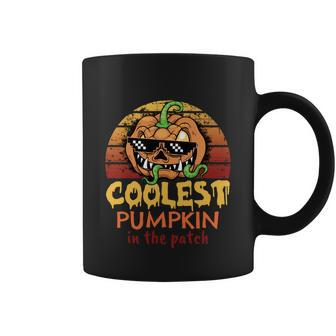 Coolest Pumpkin In The Patch Funny Coolest Pumpkin In The Patch Halloween Costum Coffee Mug - Thegiftio UK