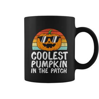 Coolest Pumpkin In The Patch Pumpkin Halloween Quote Coffee Mug - Monsterry