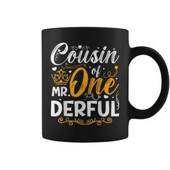 Cousin Of Mr One Derful Party Matching Family 1St Birthday Coffee Mug - Thegiftio UK