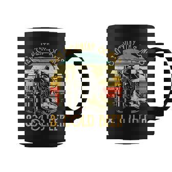 Cowboy Boots Hat Sad Country Songs & Cold Beer Music Lover Coffee Mug - Thegiftio