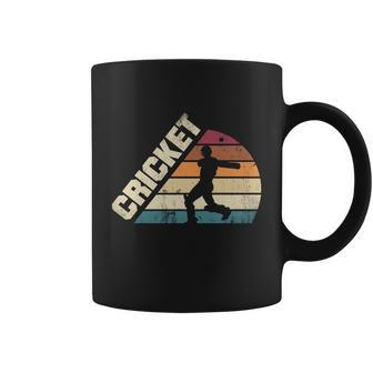 Cricket Sport Game Cricket Player Silhouette Cool Gift Coffee Mug - Monsterry AU