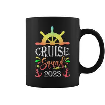 Cruise Squad 2023 Matching Family Group With Anchor Coffee Mug - Thegiftio UK