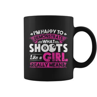 Cute Billiards Women Funny Gift For Girl Pool Player Gift Coffee Mug - Monsterry AU