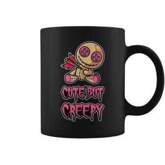 Cute But Creepy Kawaii Rag Doll Witch Halloween Coffee Mug - Seseable