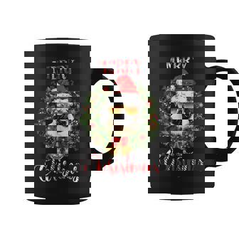 Cute Christmas Pug Mom Dog Lover Paw Merry Xmas Santa Hat Coffee Mug - Thegiftio UK