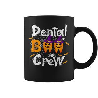 Cute Dental Boo Crew Pumpkin Dentist Halloween Costume Coffee Mug - Thegiftio UK